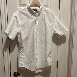 Polo by Ralph Lauren Men's Classic White Shirt Slim Fit Size L